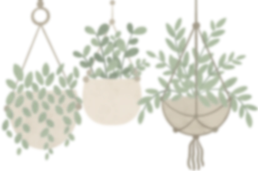 Sam Morgan Studio - hanging plants